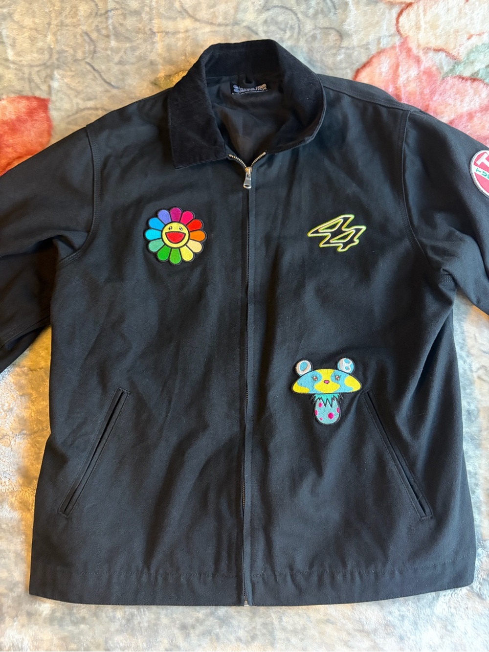 Lewis Hamilton +44 Plus 44 Takashi Murakami Fast Trip Pit Crew Jacket Mens Sz XL